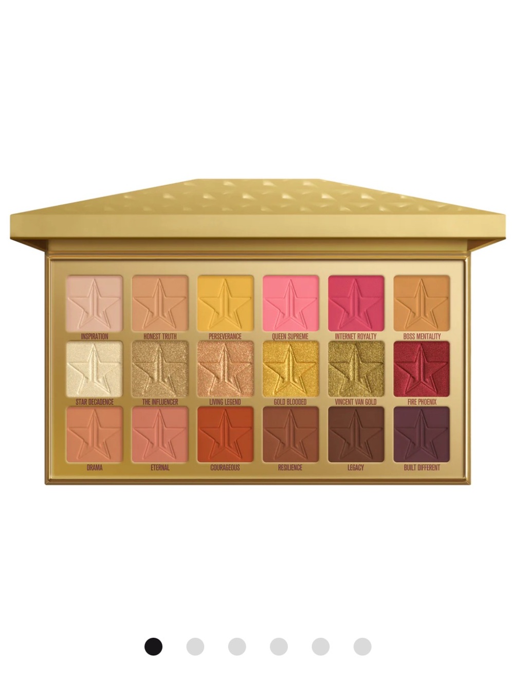 BNIB Jeffree Star Gold Blooded Eyeshadow Palette—Gold, Pink, Red & Warm Neutrals